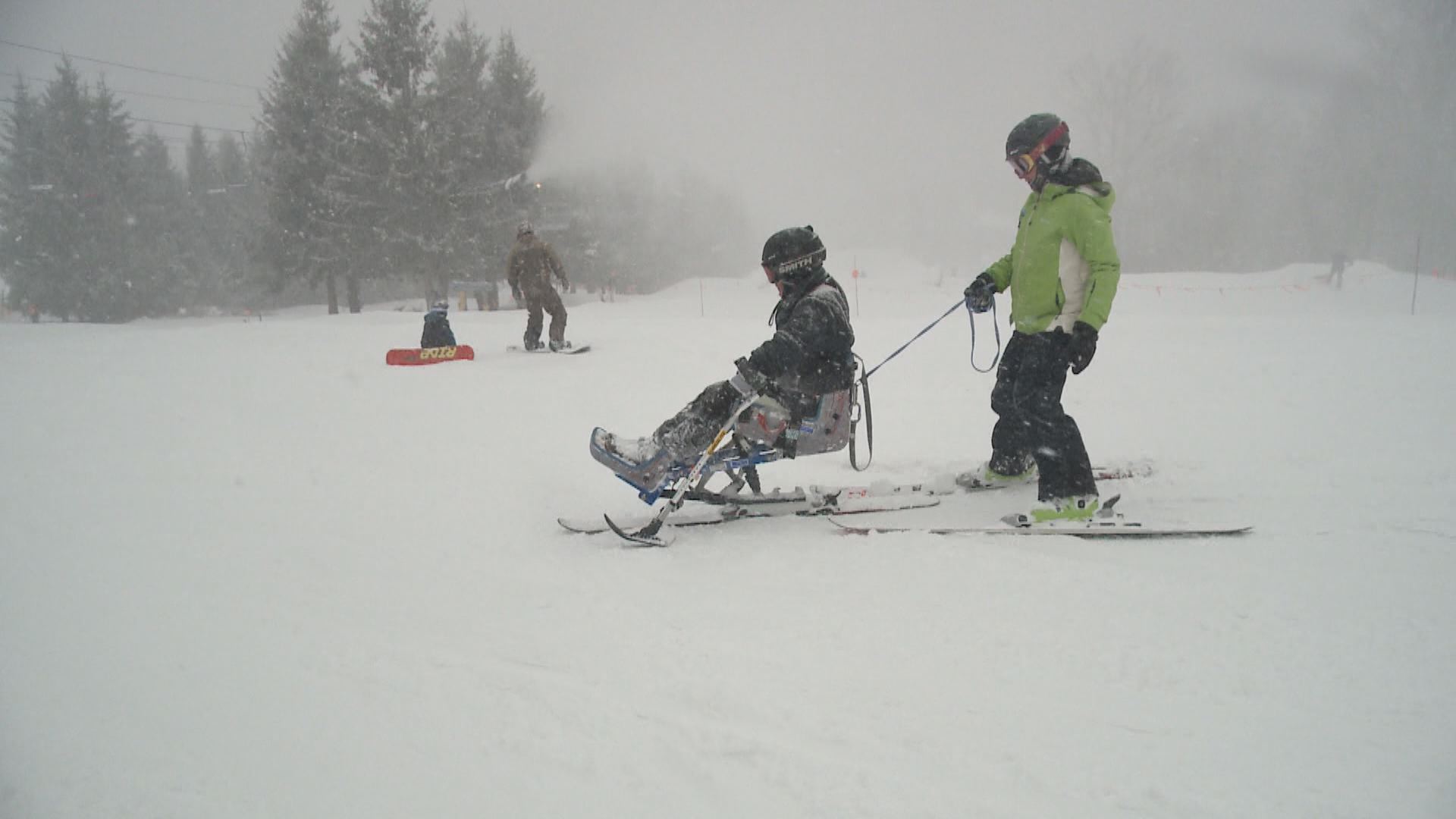 Specialized gear, instruction help people with disabilities ski