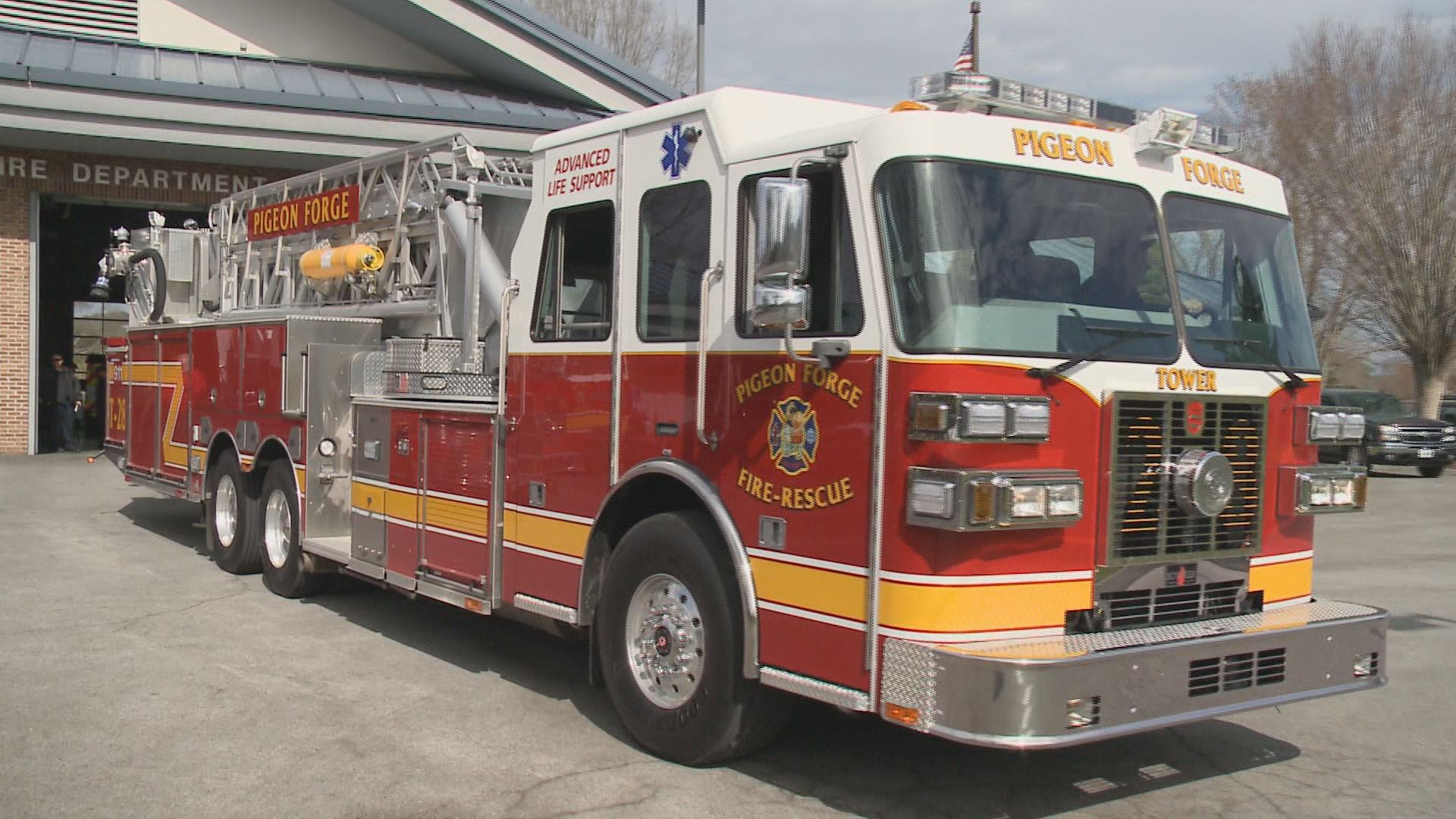 New Fire Truck For Pigeon Forge Fire Dept