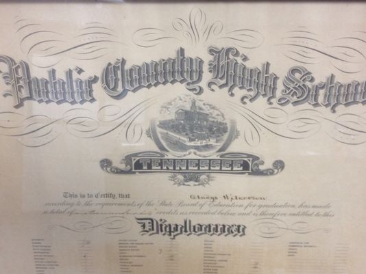 Tenn. teacher finds 1923 high school diploma at hardware store | wbir.com