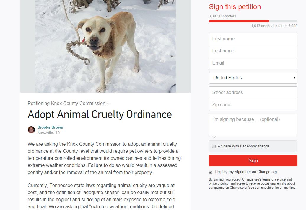 Knox County could see animal welfare ordinance 
