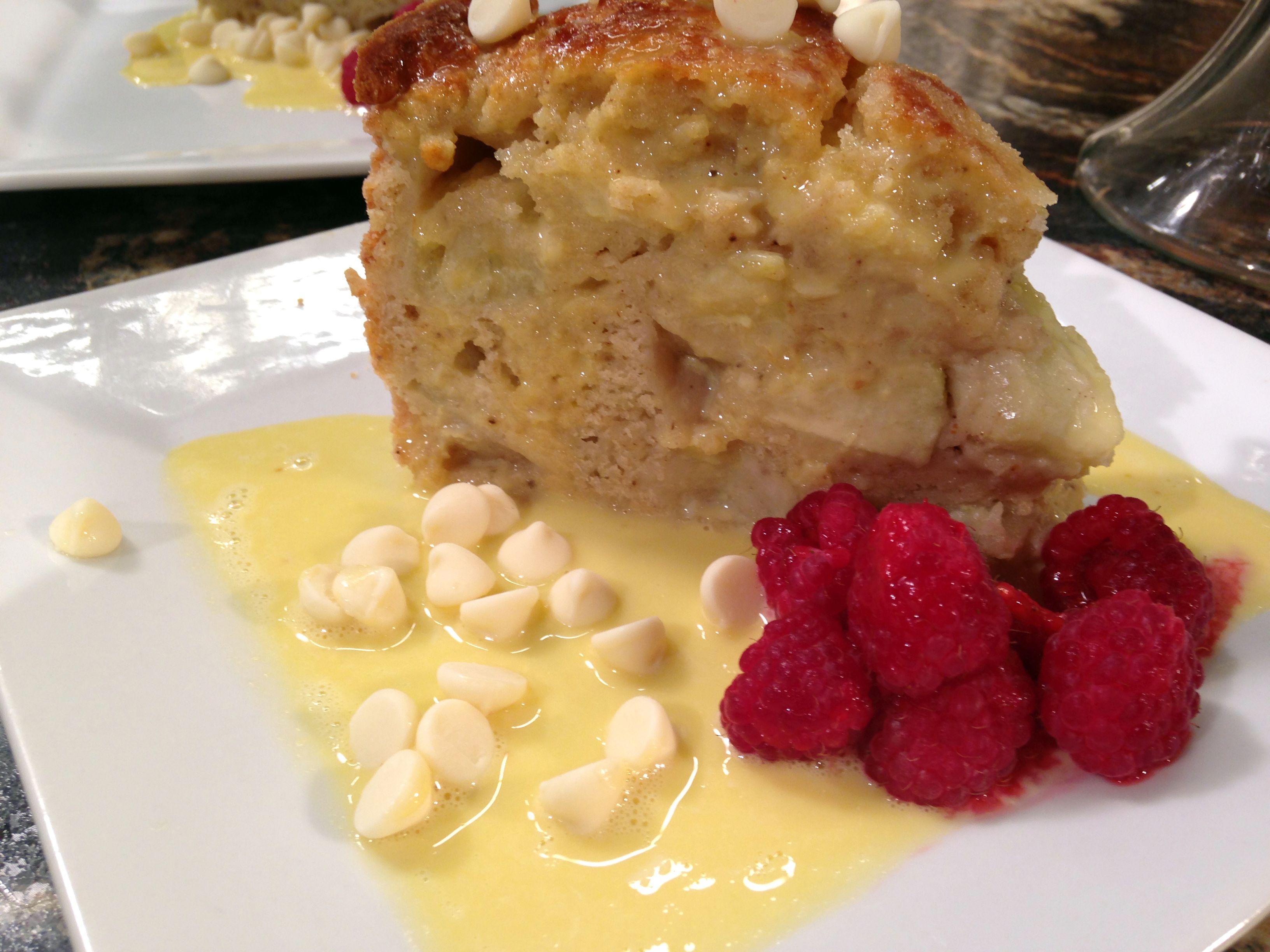 Irish Apple Cake With Custard Sauce Wbir Com