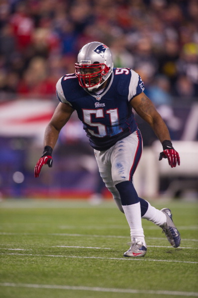 19 September 2010: New England Patriots linebacker Jerod Mayo (51