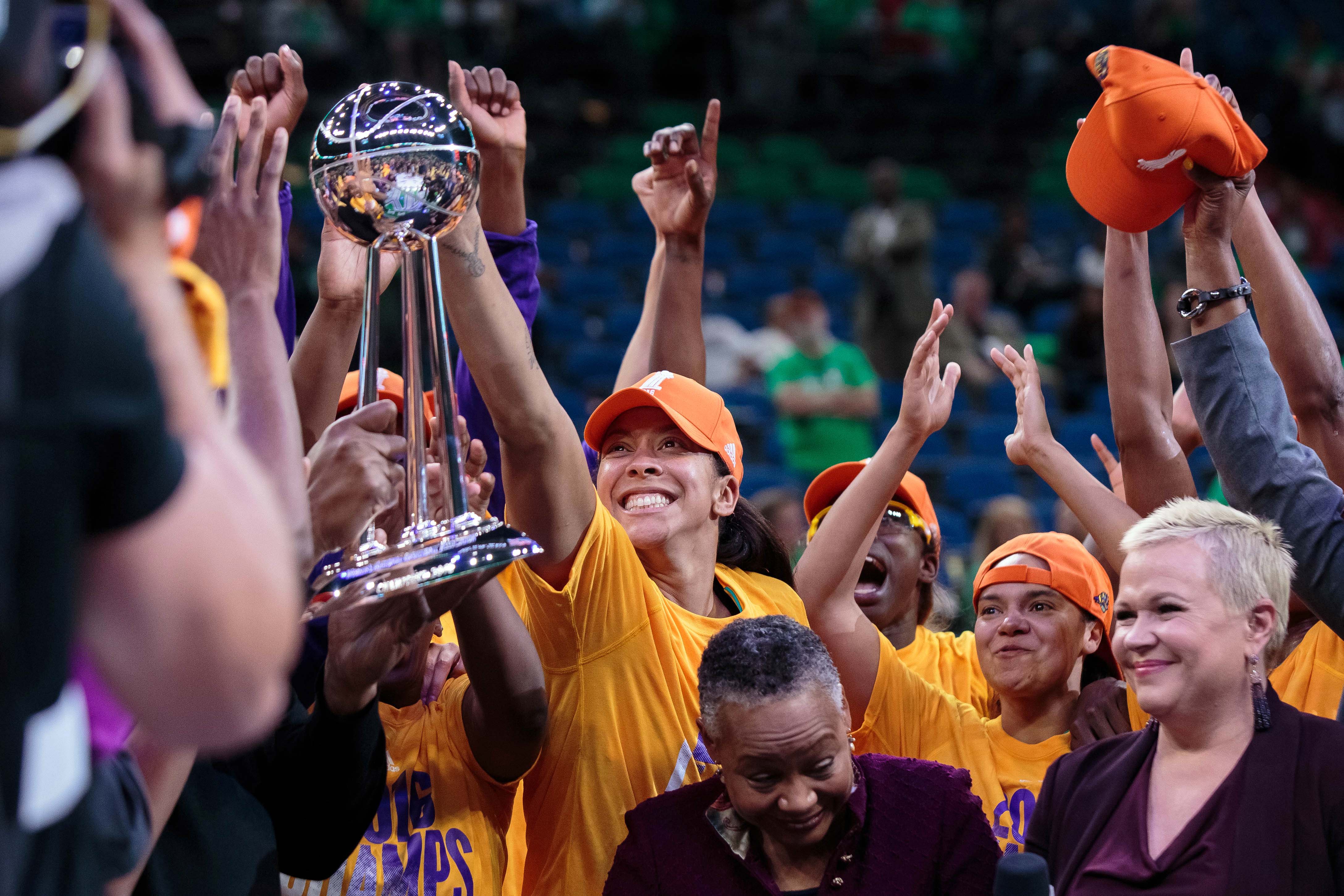 This is for Pat - Candace Parker leads L.A. Sparks to WNBA title