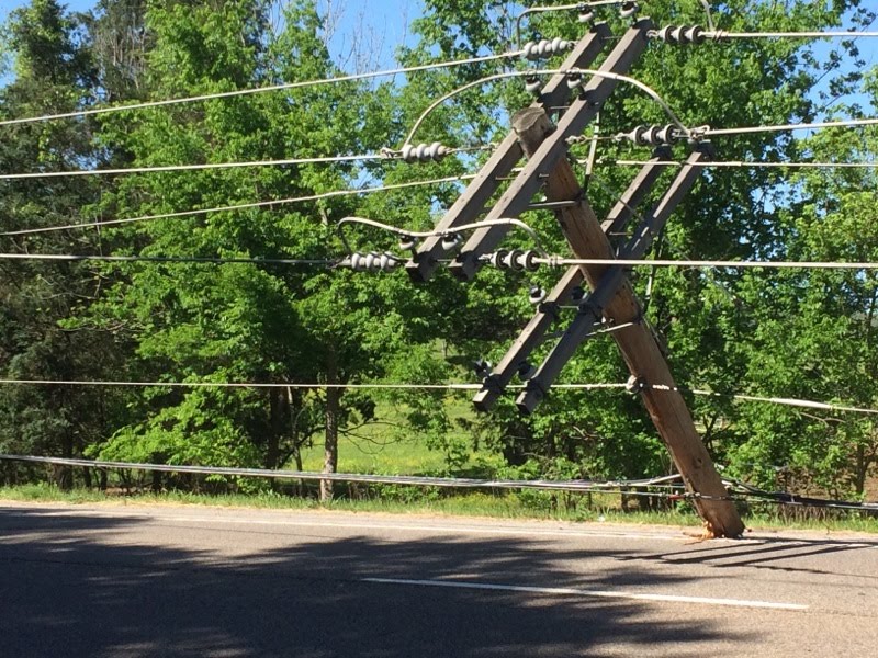 Clinton Highway utility repairs complete after high winds knock down ...