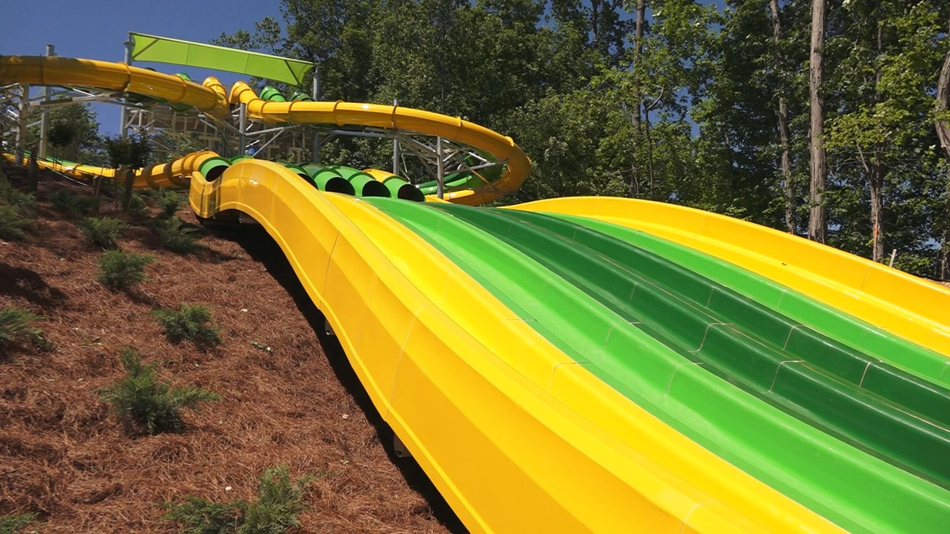 Take a ride on Splash Country's newest thrill slide