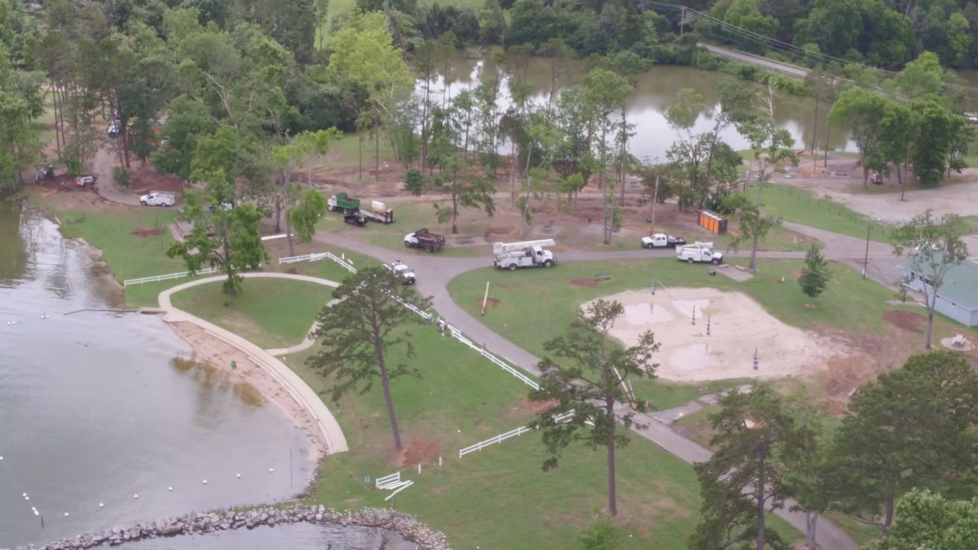 Underground power lines installed in The Cove at Concord Park