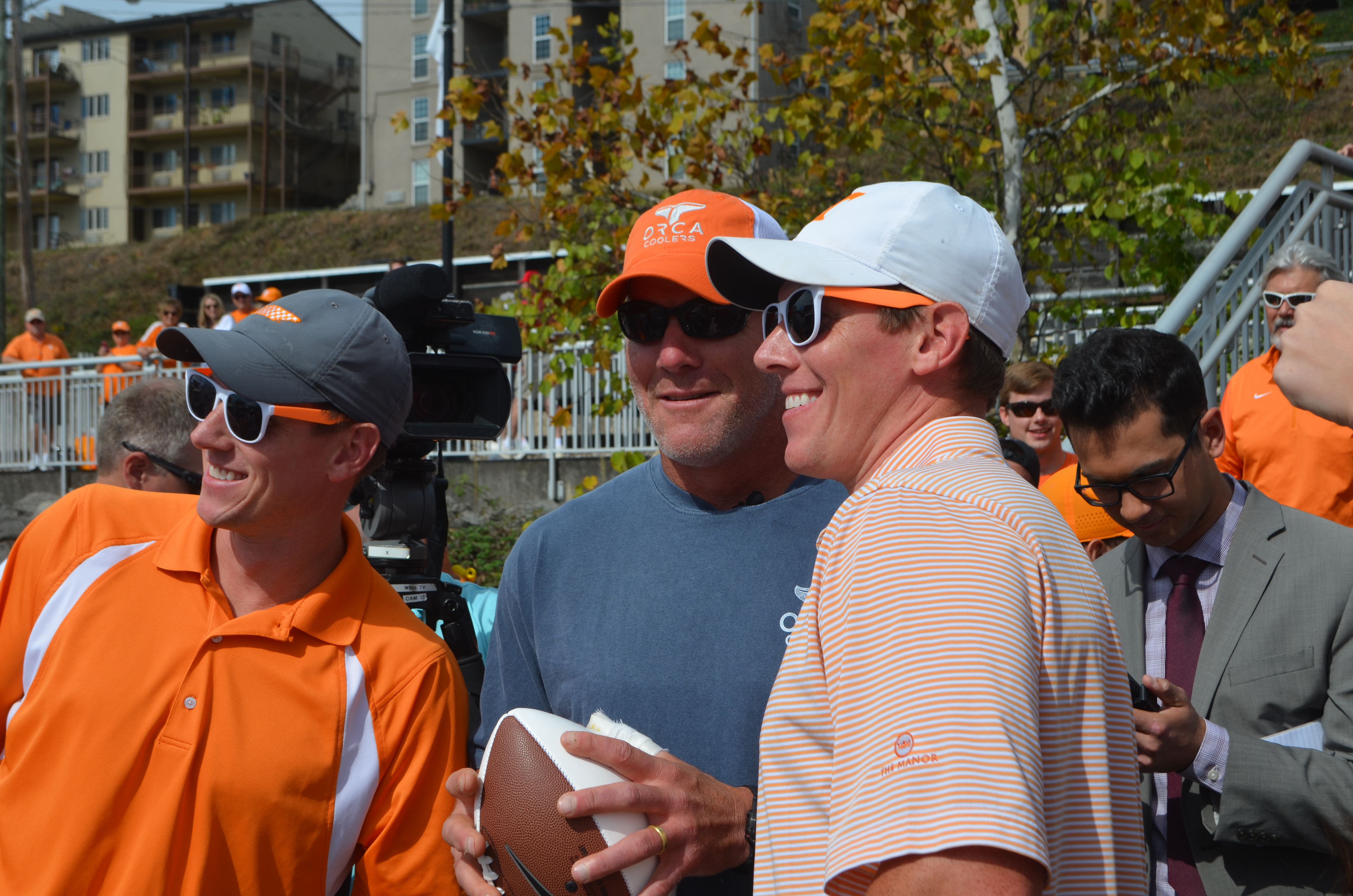 Brett Favre a fan favorite during visit to UT campus