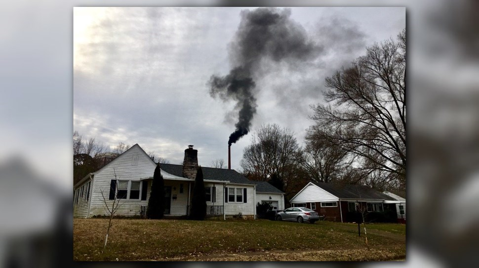 Where the black smoke seen over North Knoxville came from Tuesday