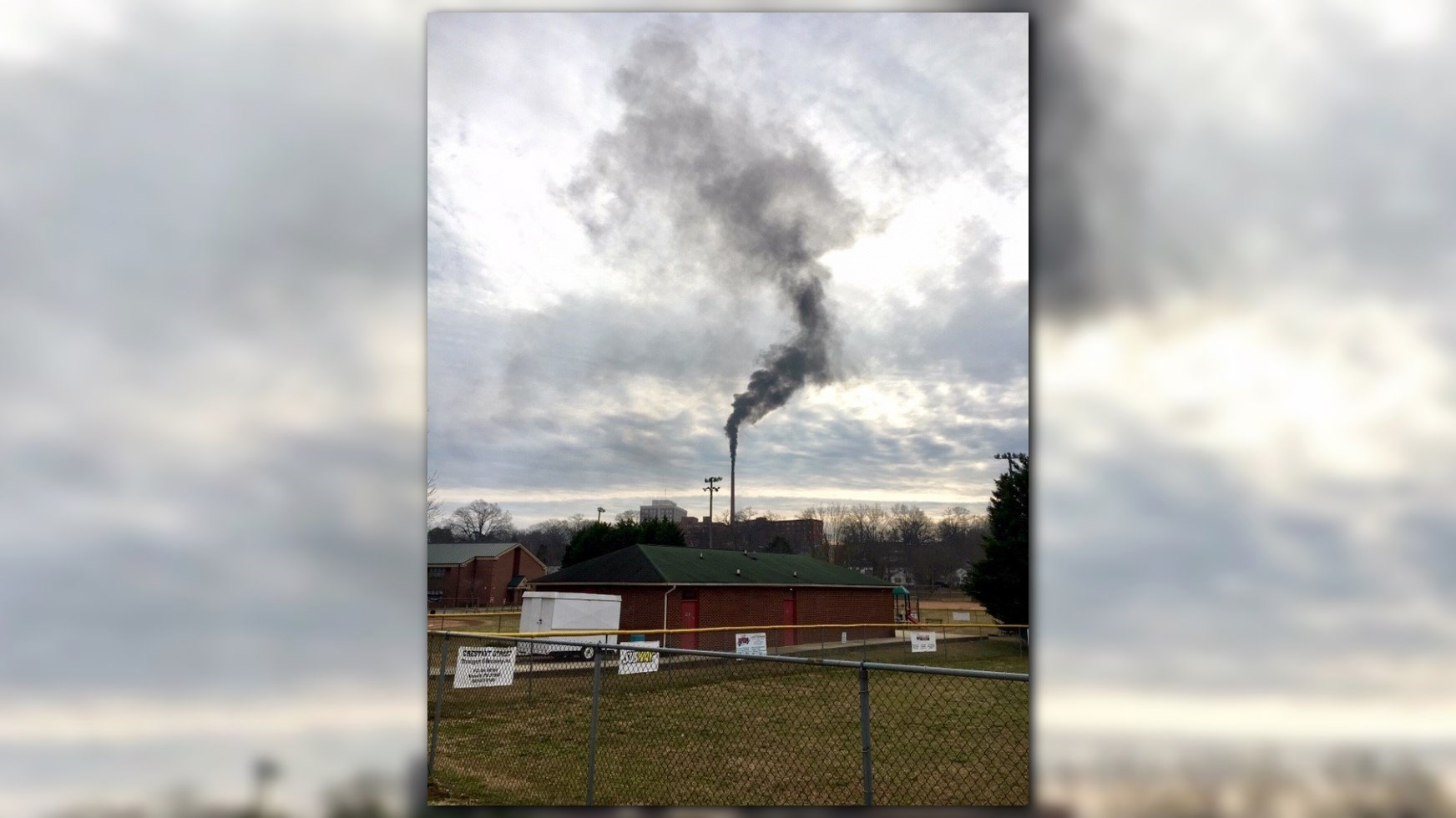 Where the black smoke seen over North Knoxville came from Tuesday