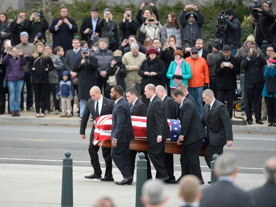 Supreme Court family pays respects to Justice Antonin Scalia | wbir.com