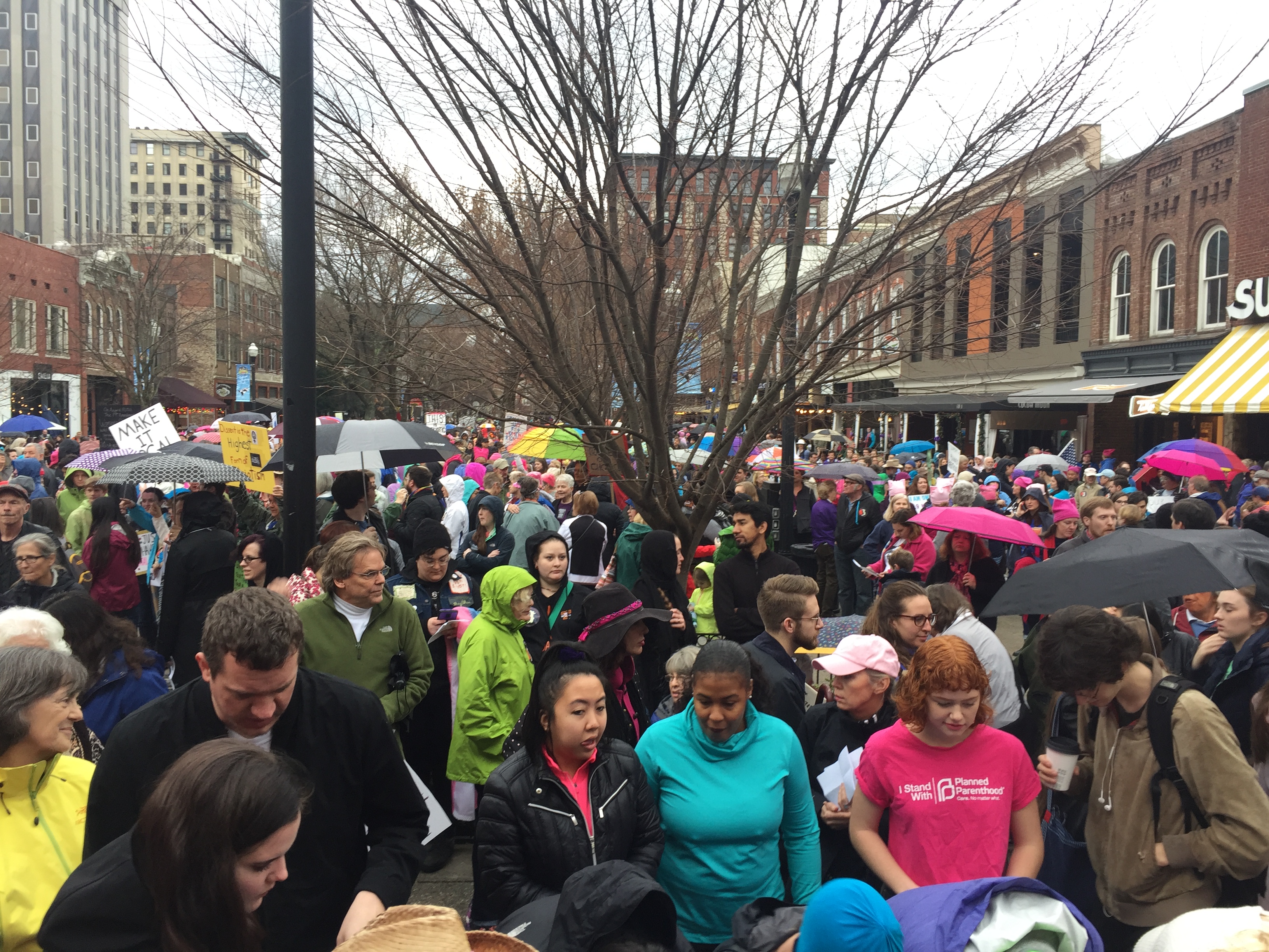 Thousands participate in Women's March in Knoxville | wbir.com